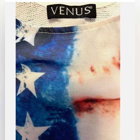 Venus stars and stripes lightweight sheer front tank - Picture 6 of 6
